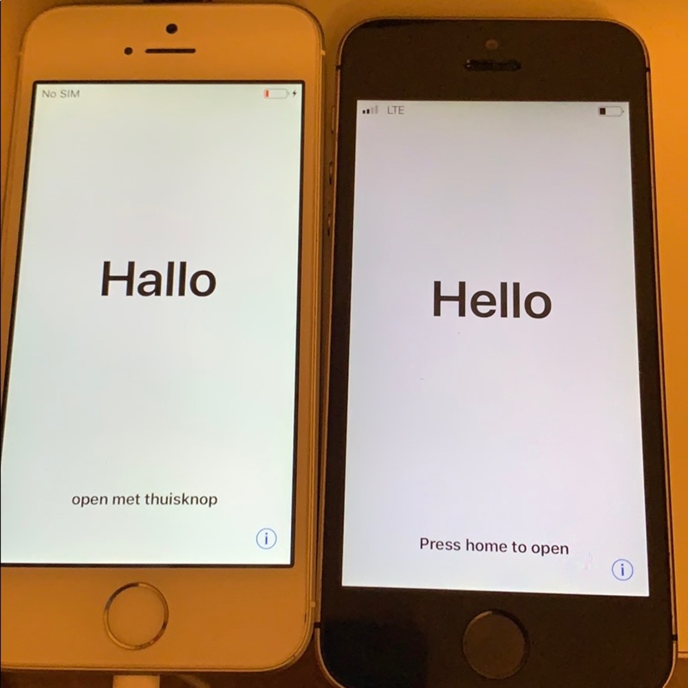 2 IPhone 5se